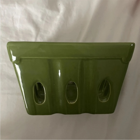 AC Moore Nicole’s Kitchen Green Berry Basket - Picture 2 of 6